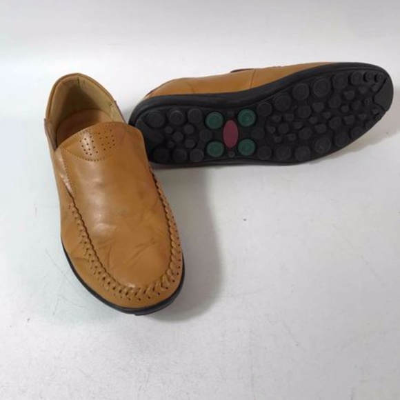 Fashion Men\'s Leather Saddle Stitched Loafer Shoes main image 6